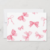 Boho Clothesline Buch für Babyanfrage Karte (Rückseite)