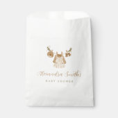 Boho Clothesline Girl Baby Dusche Geschenktütchen (Vorderseite)