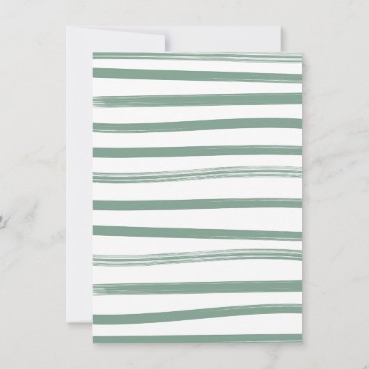 Boho Clothesline Zweigstelle Prep Nesting Baby Sho Einladung (Rückseite)