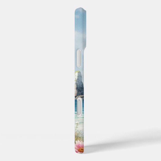 Boho Coastal Cliffs Wildflower Beach Art Case-Mate iPhone Hülle (Rückseite / Rechts)