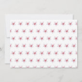 Boho Coastal Cowgirl Boots Brautparty Dankeskarte (Rückseite)