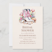Boho Coastal Cowgirl Bridal Dusche Einladung (Vorderseite)