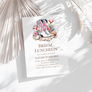 Boho Coastal Cowgirl Bridal Luncheon Einladung