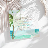 Boho Coastal Seaside Beach Hochzeit Save the Date