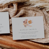 Boho Coffee Brautparty Display Duschkarte Einladung