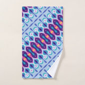 Boho Colorful blue 39 Badhandtuch Set (Handtuch)