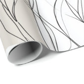 Boho Colorful Daisy Flower Wrapping Paper Geschenkpapier (Rolleneckpunkt)