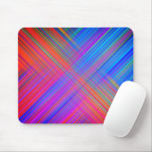 Boho Colorful Stripes Art Mousepad (Mit Mouse)