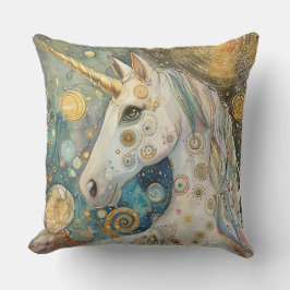 Boho Colorful Unicorn Throw Kissen