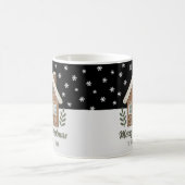 Boho Cookie House Schneeflocken Familie Kaffeetasse (Mittel)