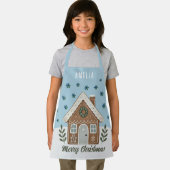Boho Cookie House Snowflakes Familie Kleine Christ Schürze (Insitu)