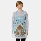 Boho Cookie House Snowflakes Familie Kleine Christ Schürze (Getragen)