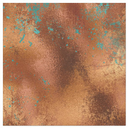 Boho Copper Aquamarin Chic Stoff