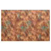 Boho Copper Aquamarin Chic Stoff (Fat Quarter (45,7 x 55,9 cm))