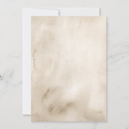 Boho Coquette Bow Wildblume Probe Abendessen Einladung (Rückseite)