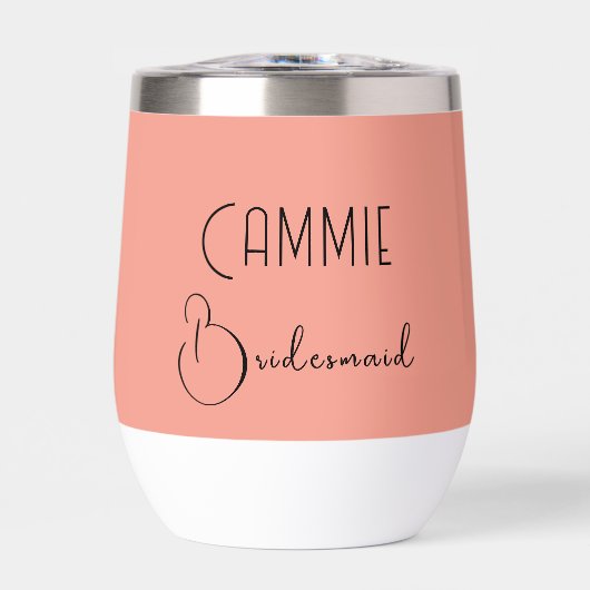 Boho Coral Glamping Junggeselinnen-Abschied Weeken (Vorderseite)