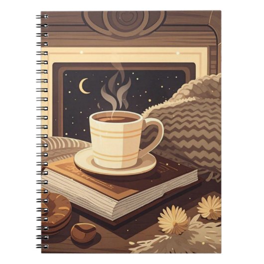 Boho Cosy Night - Feiern Sie gemütliche Nächte Notizblock (Vorderseite)