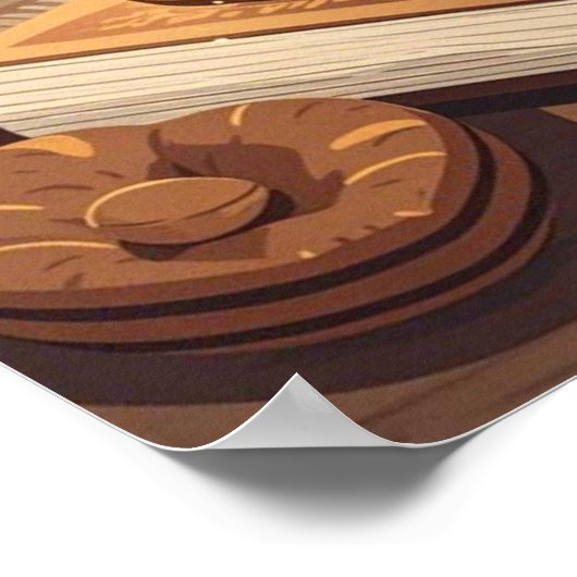 Boho Cosy Night - Feiern Sie gemütliche Nächte Poster (Ecke)