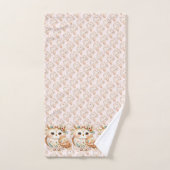 Boho Cottagecore Blütenbauernhof Badhandtuch Set (Handtuch)