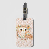 Boho Cottagecore Blütenbauernhof Gepäckanhänger (Vorderseite Vertikal)