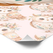 Boho Cottagecore Blütenbauernhof Poster (Ecke)