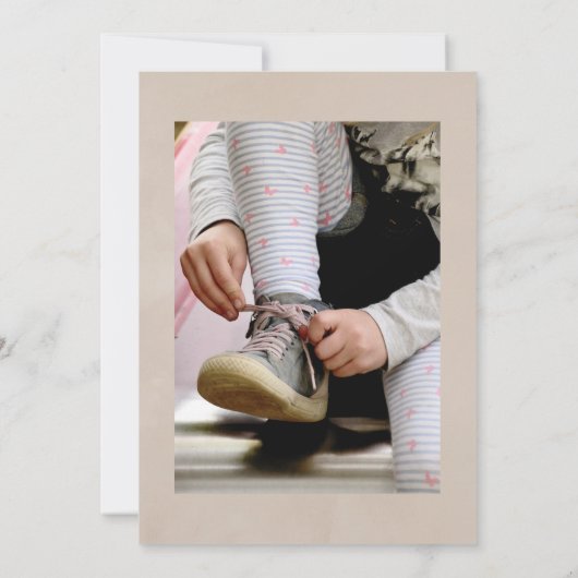 Boho Cotton & Eukalyptus Boho Feier des Lebens Einladung (Rückseite)