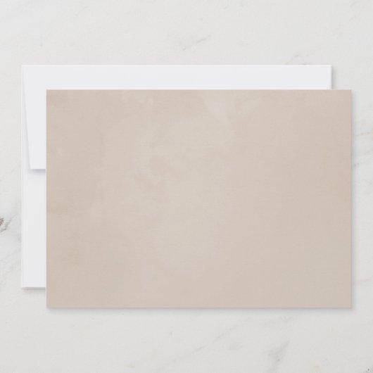 Boho Cotton Wedding Save The Date (Rückseite)