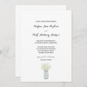 Boho Country Chic Hochzeitseinladung Einladung (Vorne/Hinten)