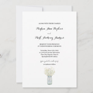 Boho Country Chic Hochzeitseinladung Einladung
