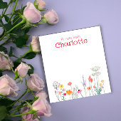 Boho Country Floral daisy Notizblock