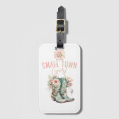 Boho Country Small Town Girl Gepäckanhänger (Vorderseite Vertikal)