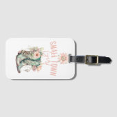 Boho Country Small Town Girl Gepäckanhänger (Vorderseite (Horizontal))