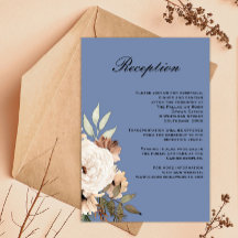 Boho Country Wedding Dusty Blue Empfang