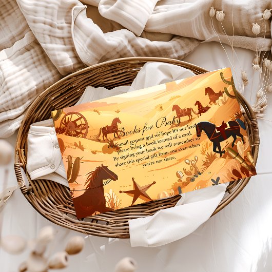 Boho Country Western Books for Baby Begleitkarte