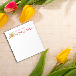 Boho Country Wildblume Aquarell Notizblock