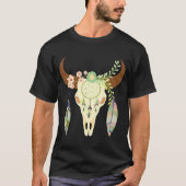 Boho Cow Skull Dreamcatcher - T-Shirt (Vorderseite)