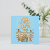 Boho Cowboy Save the Date (Stehend Vorderseite)