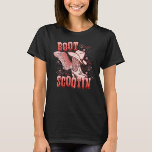 Boho Cowgirl bootet Hat Boot Scooting Western Coun T-Shirt