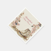 Boho Cowgirl Boots Baby Shower Serviette (Ecke)