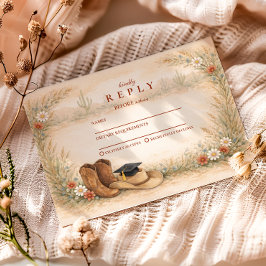 Boho Cowgirl Graduation Party RSVP Karte