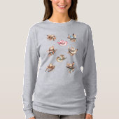 Boho Cowgirl Hat Long Sleeved T - Shirt (Vorderseite)
