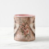 Boho Cowgirl Hut & Lachs Blume Tasse (Zentrum)