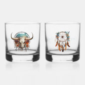 Boho Cowgirl Social Club Rocks Glasses Whiskyglas (Vorderseite)