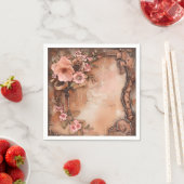 Boho Cowgirl Western Floral Wedding Napkins Serviette (Beispiel)