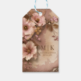 Boho Cowgirl Western Florals Wedkins Geschenkanhänger