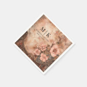 Boho Cowgirl Western Florals Wedkins Serviette (Ecke)