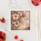 Boho Cowgirl Western Florals Wedkins Serviette (Beispiel)