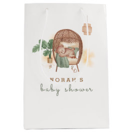 Boho Cozy Teddy Bear Sleep Baby Dusche Mittlere Geschenktüte