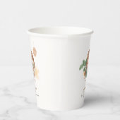 Boho Cozy Teddy Bear Sleep Baby Dusche Pappbecher (Rechts)