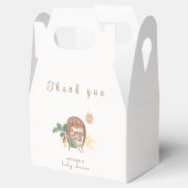 Boho Cozy Teddy Bear Sleep Baby Dusche Vielen Dank Geschenkschachtel (Geöffnet)